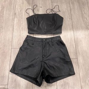 Hollister Faux Leather Set